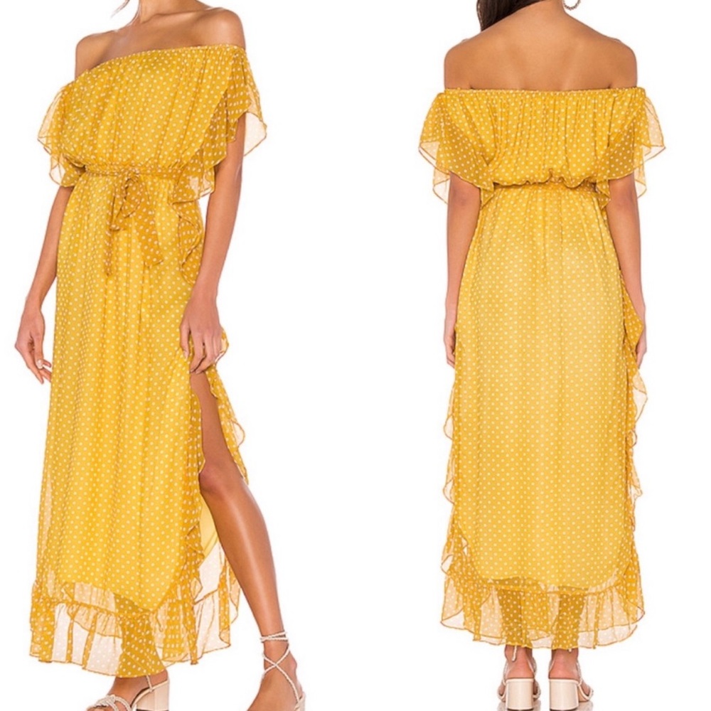 Tularosa pokadot dress Revolve